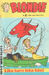 Blondie 1962 nr 8 omslag serier