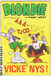 Blondie 1970 nr 12 omslag serier