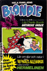 Blondie 1981 nr 2 omslag serier
