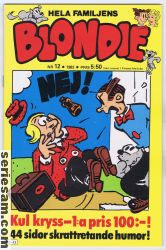Blondie 1982 nr 12 omslag serier