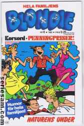 Blondie 1982 nr 6 omslag serier