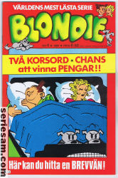 Blondie 1984 nr 4 omslag serier