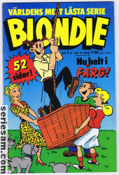 Blondie 1985 nr 1 omslag serier