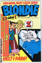 Blondie 1985 nr 2 omslag serier