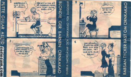 Blondie Cloetta 1945 nr 24 omslag serier