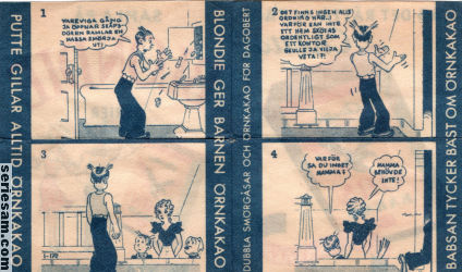 Blondie Cloetta 1945 nr 48 omslag serier