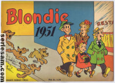 Blondie julalbum 1951 omslag serier