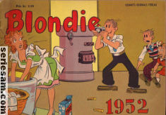 Blondie julalbum 1952 omslag serier