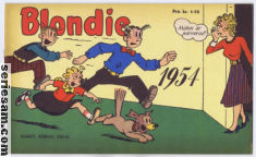 Blondie julalbum 1954 omslag serier