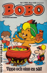 Bobo 1981 nr 1 omslag serier Bobo 1981 nr 1 omslag serier