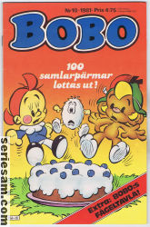 Bobo 1981 nr 10 omslag serier Bobo 1981 nr 10 omslag serier