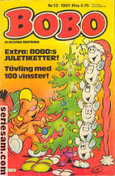 Bobo 1981 nr 13 omslag serier Bobo 1981 nr 13 omslag serier
