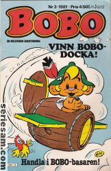 Bobo 1981 nr 3 omslag serier Bobo 1981 nr 3 omslag serier