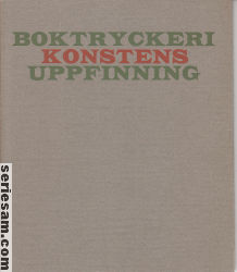 Boktryckerikonstens uppfinning 1961 omslag serier Boktryckerikonstens uppfinning 1961 omslag serier