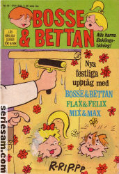 Bosse och Bettan 1964 nr 10 omslag serier