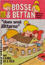 Bosse och Bettan 1965 nr 1 omslag serier