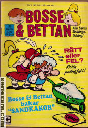 Bosse och Bettan 1967 nr 5 omslag serier