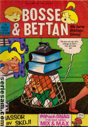 Bosse och Bettan 1967 nr 6 omslag serier