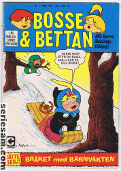 Bosse och Bettan 1968 nr 1 omslag serier