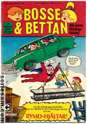 Bosse och Bettan 1968 nr 6 omslag serier
