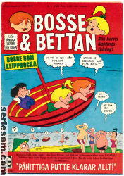 Bosse och Bettan 1969 nr 1 omslag serier Bosse och Bettan 1969 nr 1 omslag serier