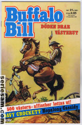 Buffalo Bill 1981 nr 21 omslag serier