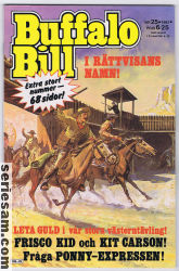 Buffalo Bill 1981 nr 25 omslag serier