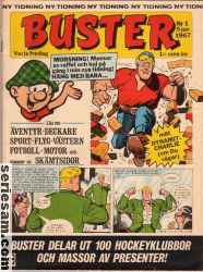 Buster 1967 nr 1 omslag serier