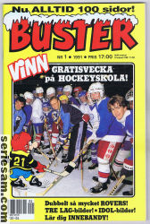 Buster 1991 nr 1 omslag serier