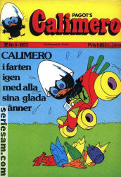 Calimero 1973 nr 5 omslag serier