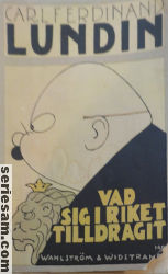 Carl Ferdinand Lundin 1922 omslag serier Carl Ferdinand Lundin 1922 omslag serier