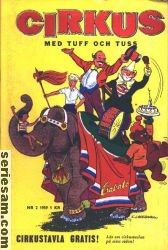 Cirkus med Tuff och Tuss 1959 nr 2 omslag serier