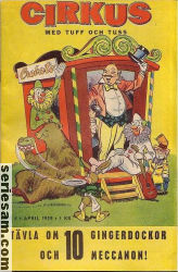Cirkus med Tuff och Tuss 1959 nr 4 omslag serier