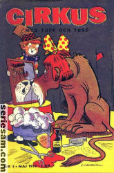 Cirkus med Tuff och Tuss 1959 nr 5 omslag serier