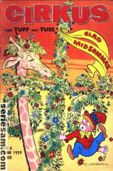 Cirkus med Tuff och Tuss 1959 nr 6 omslag serier