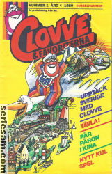 Clovve & favoriterna 1989 nr 1 omslag serier