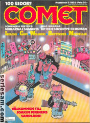 Comet 1985 nr 2 omslag serier Comet 1985 nr 2 omslag serier