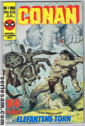 Conan 1984 nr 1 omslag serier Conan 1984 nr 1 omslag serier