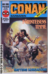 Conan 1985 nr 6 omslag serier Conan 1985 nr 6 omslag serier