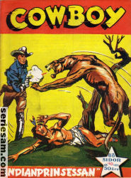 Cowboy 1953 nr 10 omslag serier