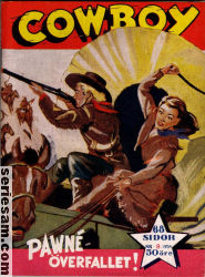 Cowboy 1954 nr 8 omslag serier