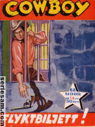 Cowboy 1957 nr 14 omslag serier