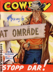 Cowboy 1957 nr 15 omslag serier