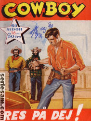 Cowboy 1957 nr 16 omslag serier