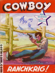 Cowboy 1957 nr 25 omslag serier