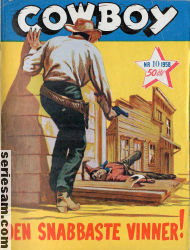Cowboy 1958 nr 10 omslag serier