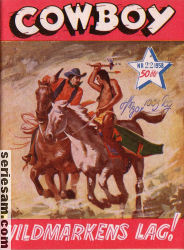 Cowboy 1958 nr 22 omslag serier Cowboy 1958 nr 22 omslag serier