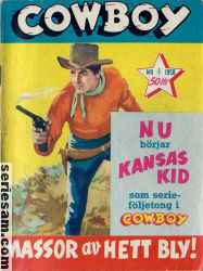 Cowboy 1958 nr 4 omslag serier