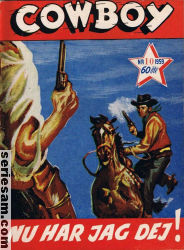 Cowboy 1959 nr 10 omslag serier