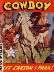 Cowboy 1959 nr 23 omslag serier